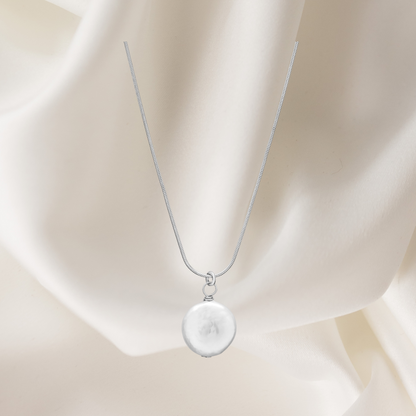 Freshwater Pearl Pendant Necklace – Silver 925