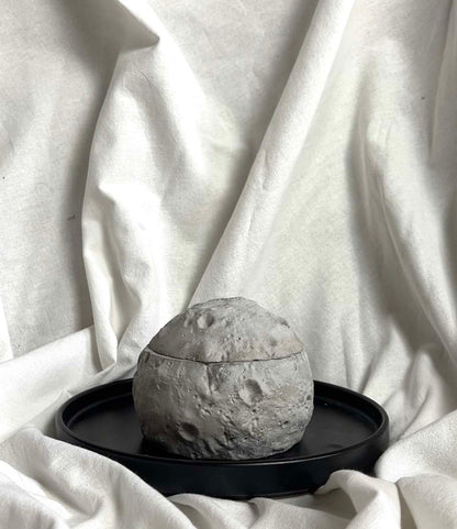 Lunar Concrete Candle Sweet Cherries