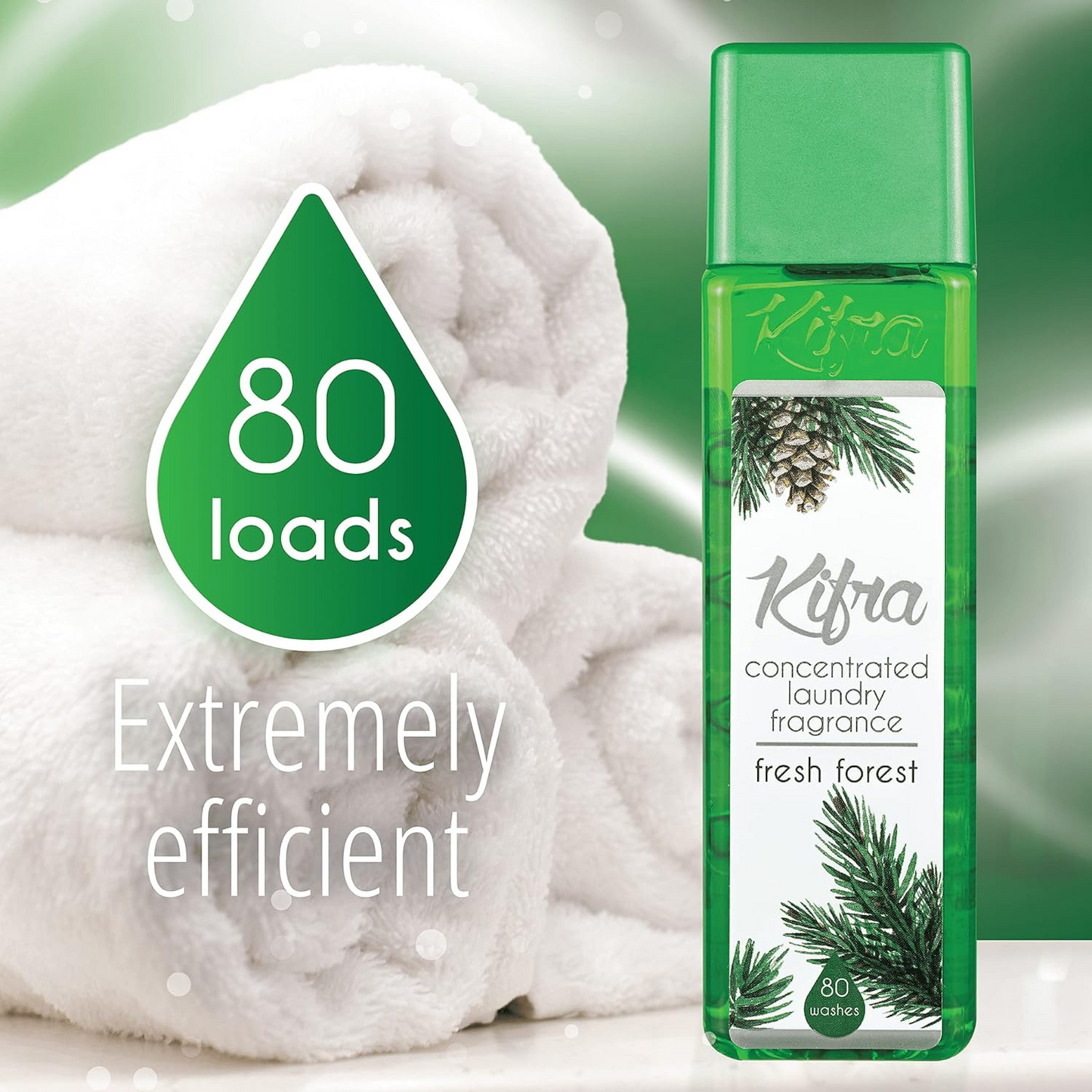 Kifra Concentrated Laundry Fragrance, 200ml, Vegan