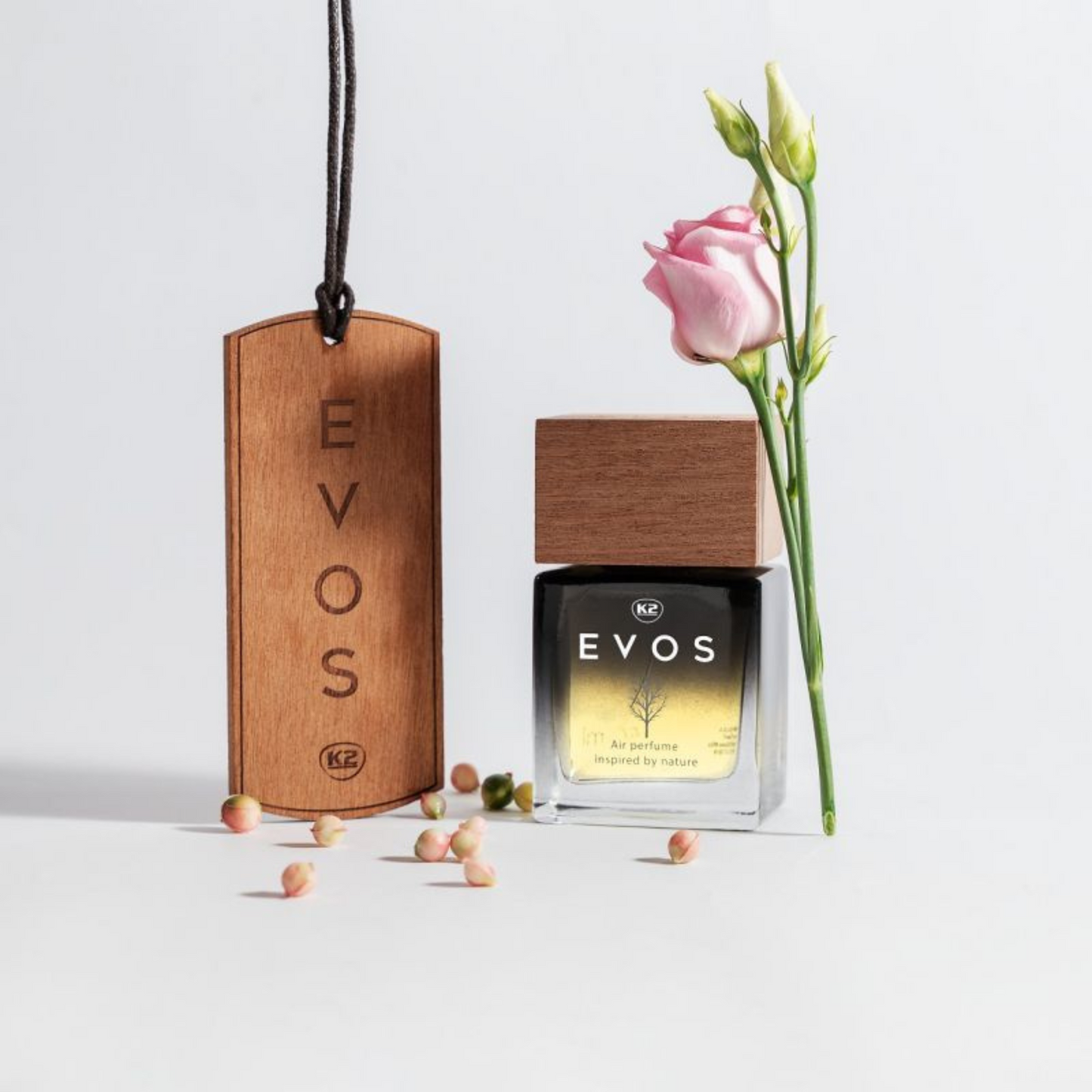 K2 Evos Car Perfume and wooden fragrance pendant