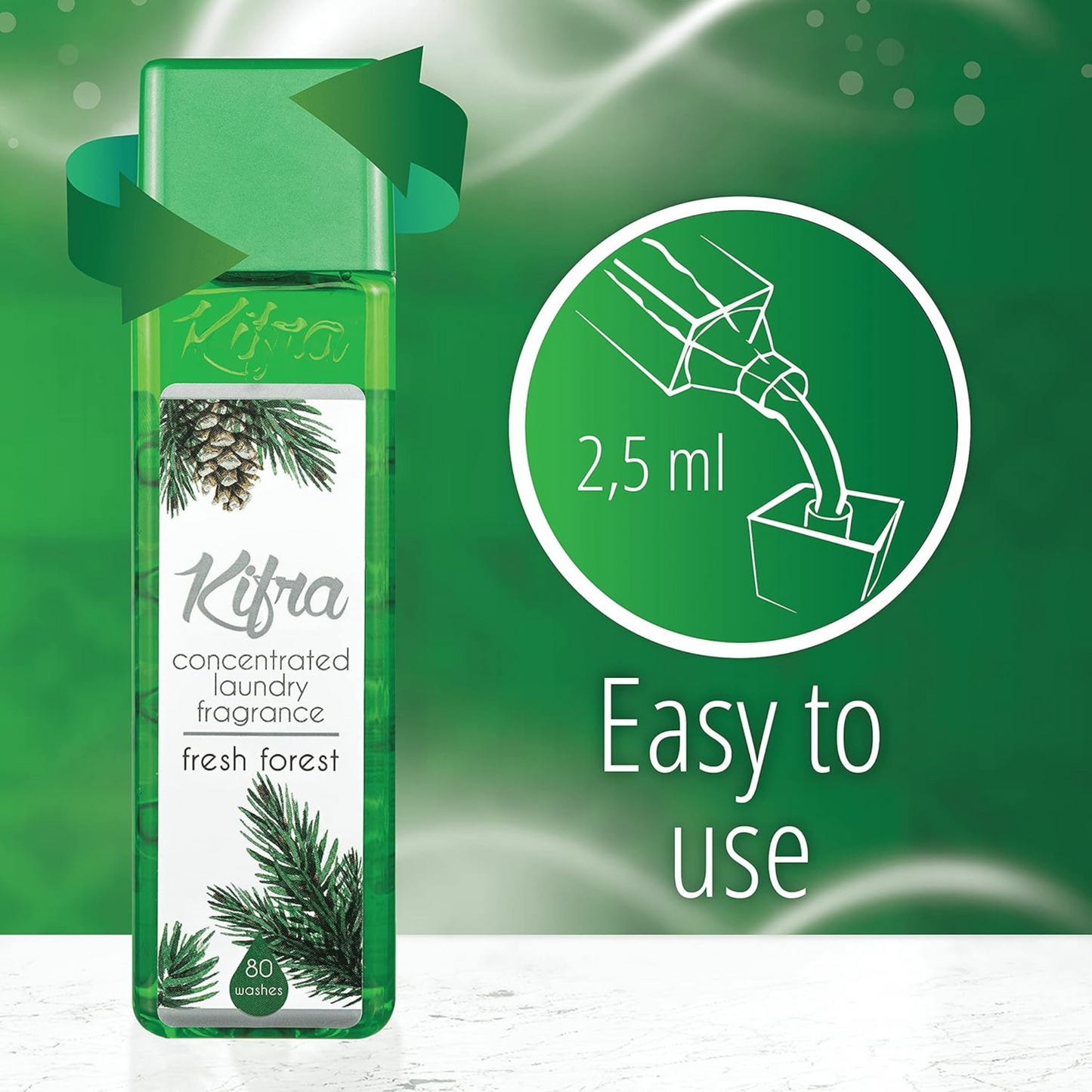 Kifra Concentrated Laundry Fragrance, 200ml, Vegan
