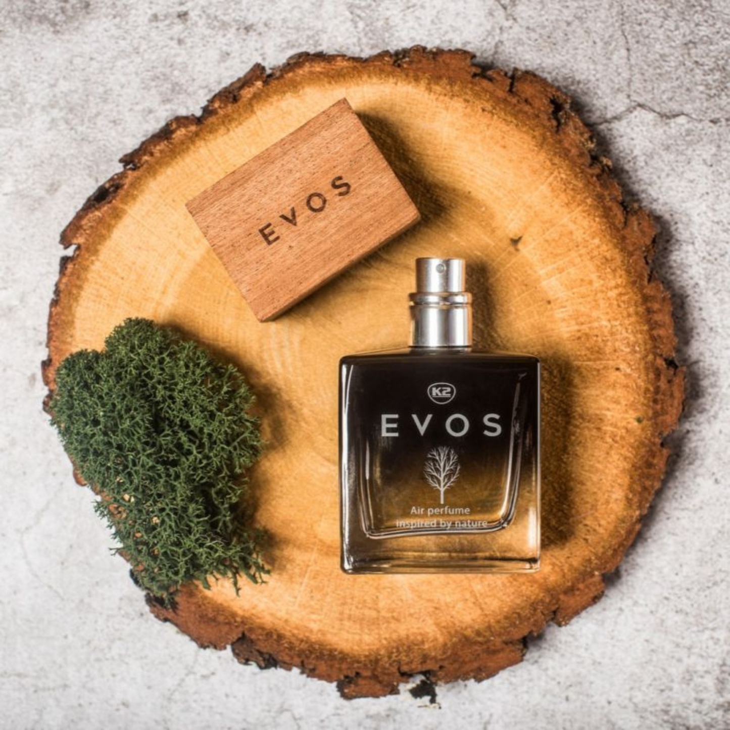 K2 Evos Car Perfume and wooden fragrance pendant