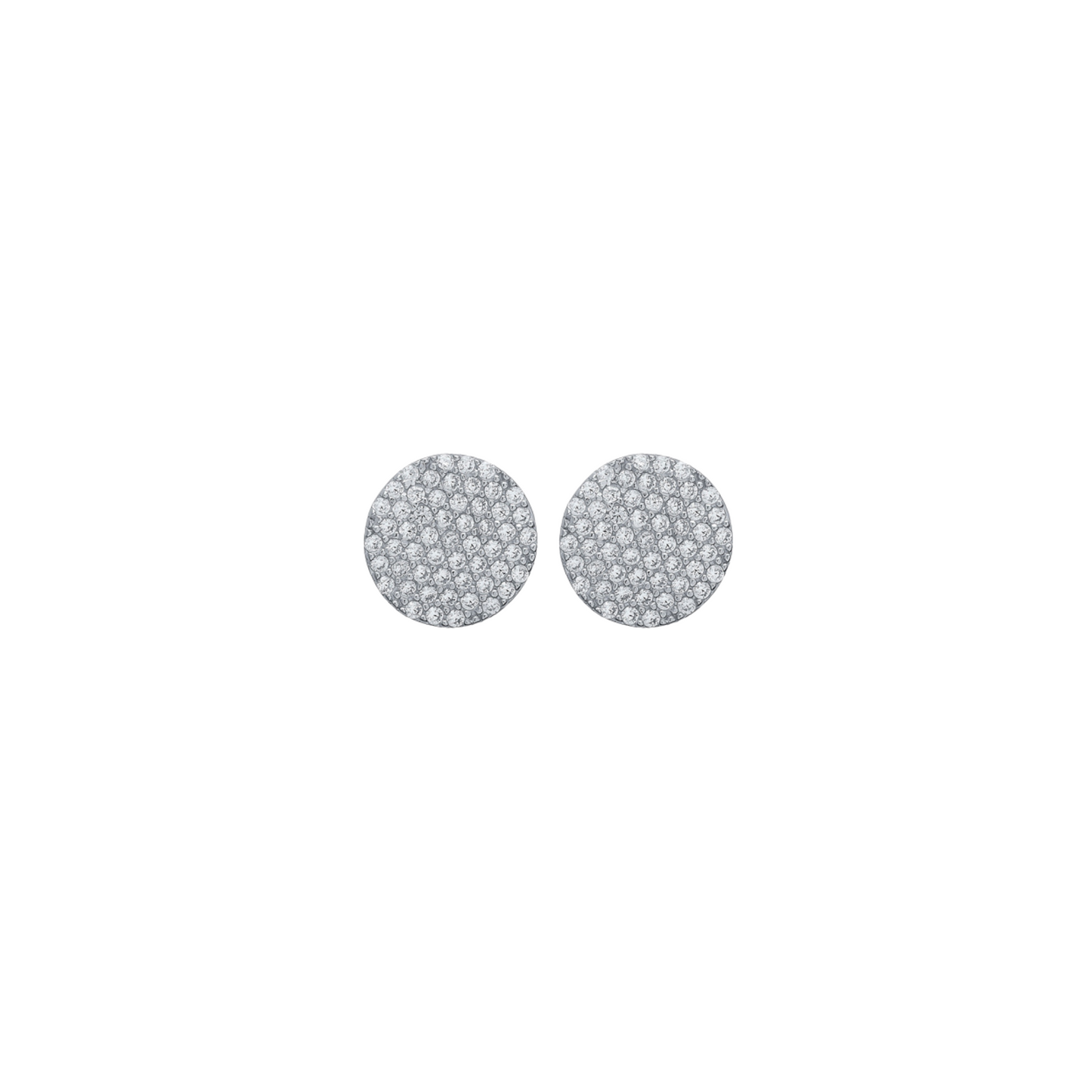 Sculpted Knot Stud Earrings – Silver 925