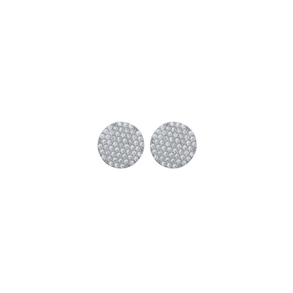 Sculpted Knot Stud Earrings – Silver 925