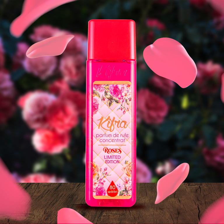 Kifra Concentrate Laundry Perfume - Long-Lasting Fragrance for 80 Washes, Cruelty-Free & Vinegar Cleaning Formula.