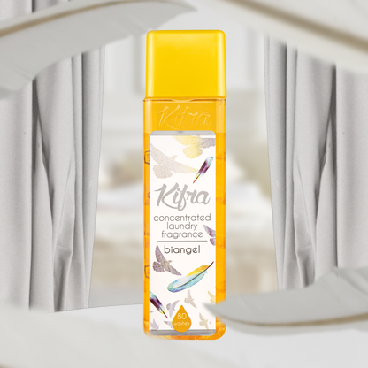 Kifra Concentrate Laundry Perfume - Long-Lasting Fragrance for 80 Washes, Cruelty-Free & Vinegar Cleaning Formula.