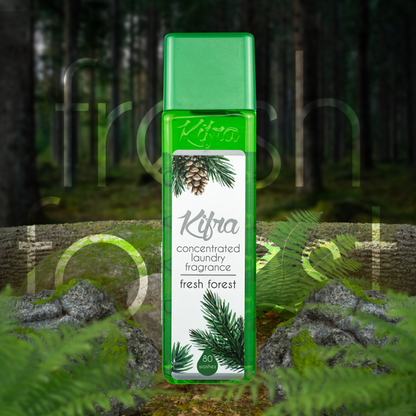Kifra Concentrate Laundry Perfume - Long-Lasting Fragrance for 80 Washes, Cruelty-Free & Vinegar Cleaning Formula.