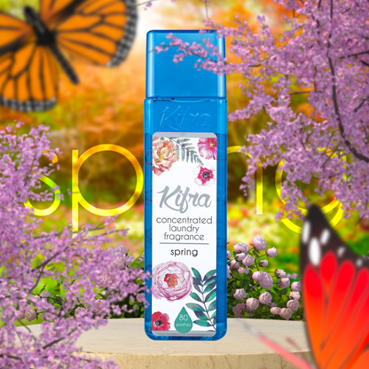 Kifra Concentrate Laundry Perfume - Long-Lasting Fragrance for 80 Washes, Cruelty-Free & Vinegar Cleaning Formula.